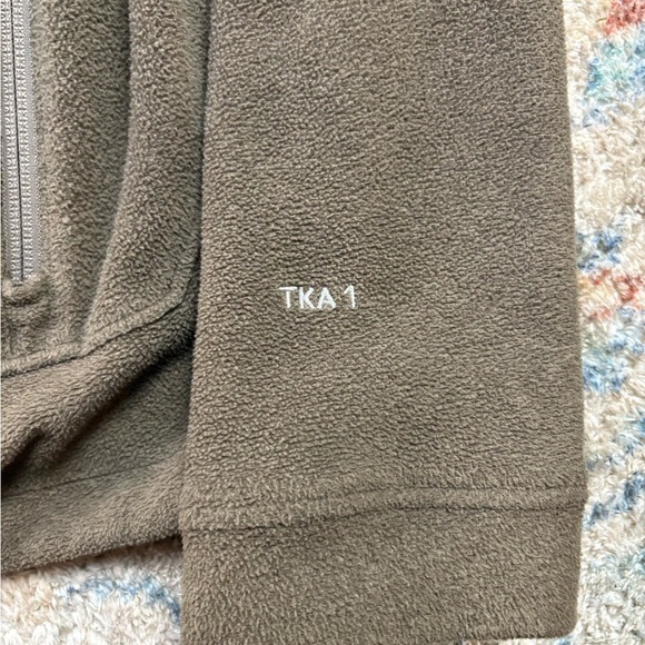 The North Face TKA1 Brown Zip-up Fleece Medium - Picture 6 of 6